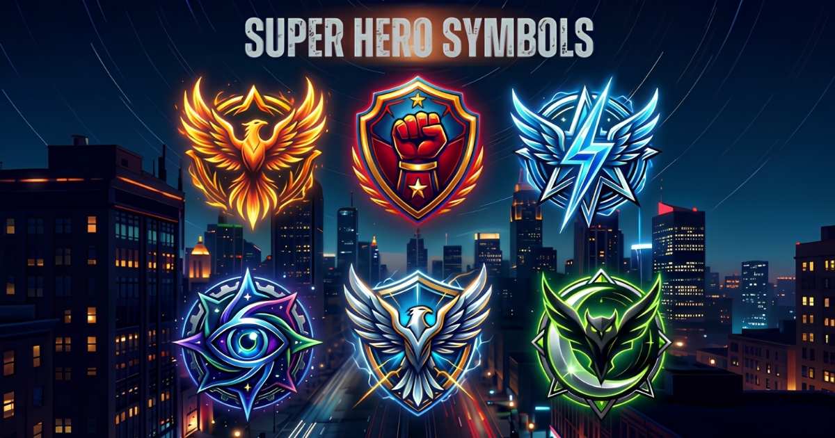 Super Hero Symbols