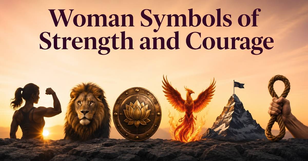 Woman Symbols of Strength and Courage