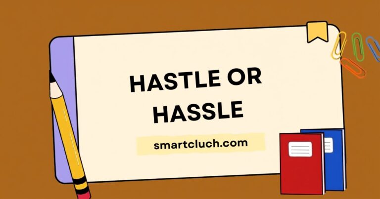 Hastle or Hassle