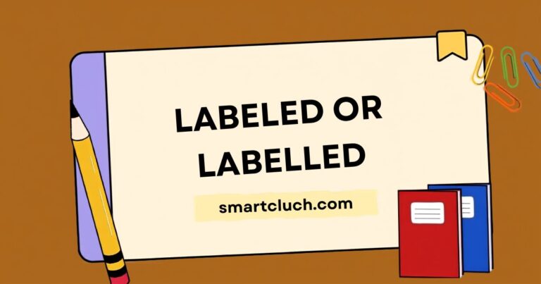 Labeled or Labelled