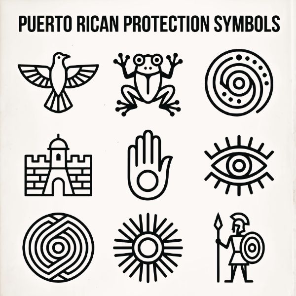 Puerto Rican Protection Symbols