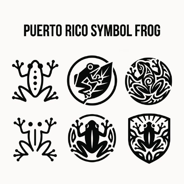 Puerto Rico Symbol Frog