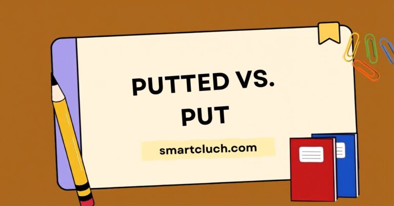 Putted vs. Put