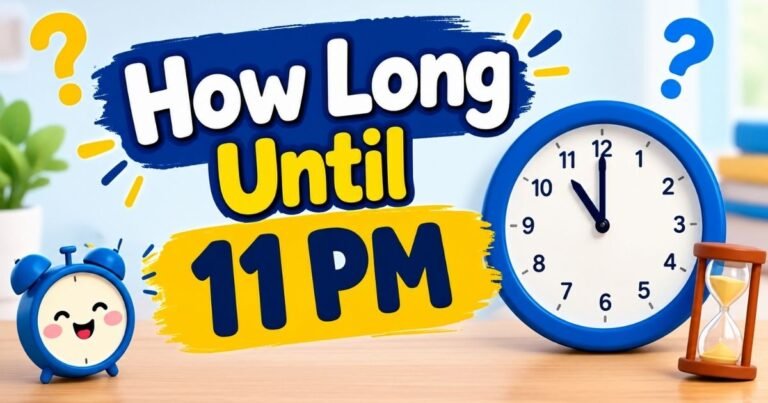 How Long Until 11 PM