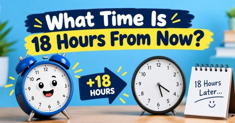 18 Hours From Now